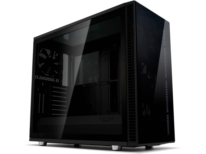 Caja PC FRACTAL DESIGN Define S2 Vision - Blackout (ATX Mid Tower - Negro)
