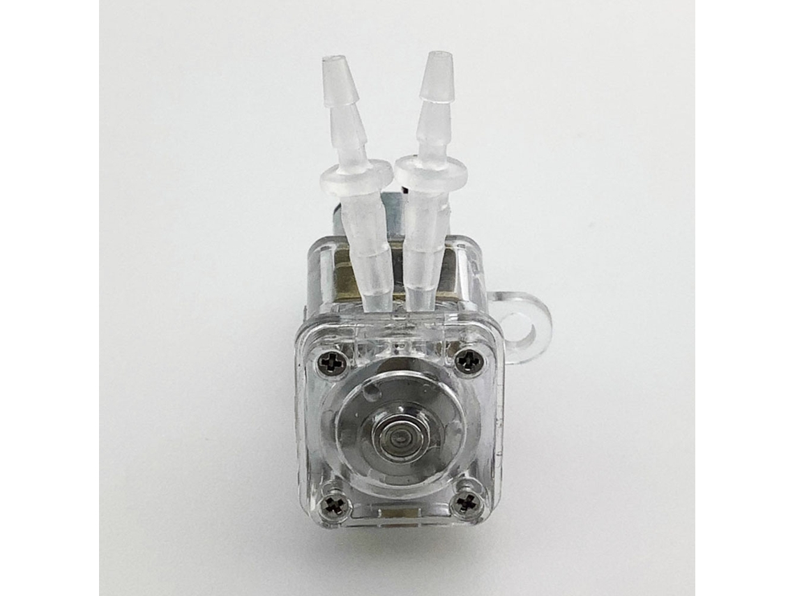 Minibomba Dosificadora Peristáltica Autocebante De 6 V Con Tubo De Silicona Para Acuario, Laboratorio Y Análisis Químico (1 Mm De Diámetro Interior X 2 Mm De Diámetro Exterior).