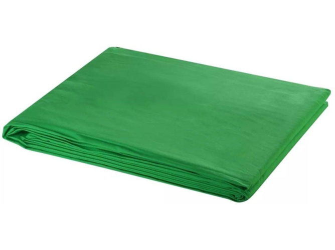 vidaXL Telón de fondo estudio fotografía algodón verde 600x300cm croma