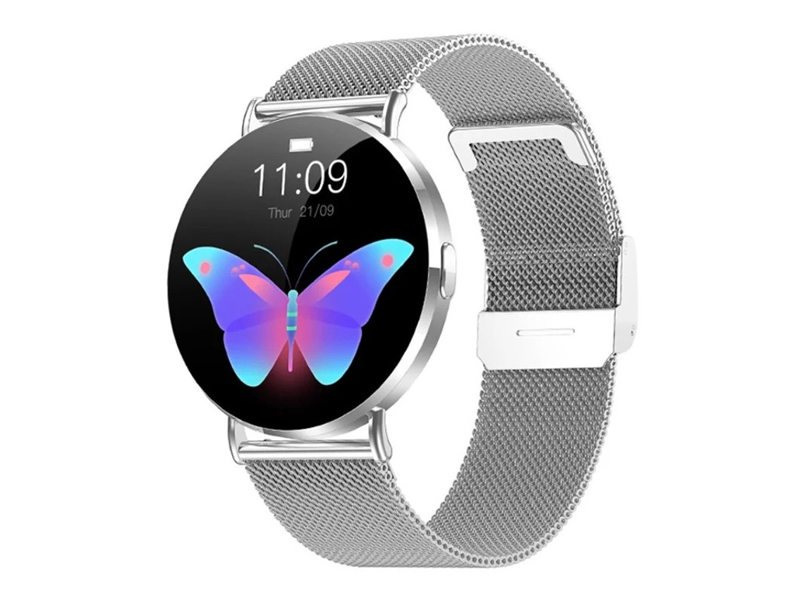 Reloj inteligente con llamadas Bluetooth, asistente de voz, reproducción de música, monitorización de frecuencia cardíaca y presión arterial, entre otras funciones. Bestvite