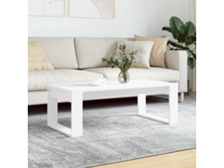 Mesa de Centro 102x50x35 Cm Derivados de Madera Blanco