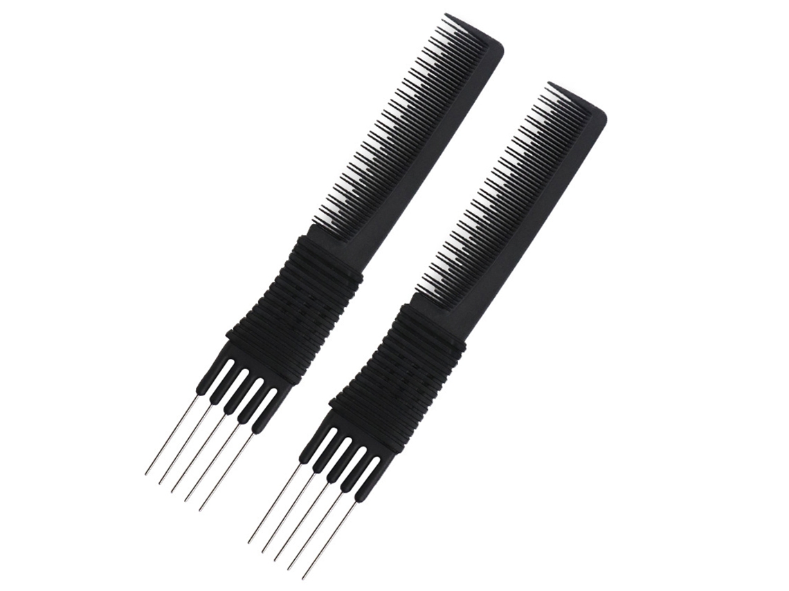 Peine Antiestático, Juego de 2 Peines de Acero Inoxidable Resistentes a Químicos y Calor.