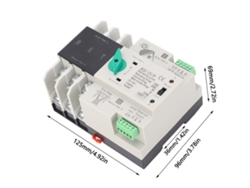 2026horizon-conmutador Automático De Transferencia De Doble Potencia 100a 3p 110vac Para Inversor Pv, Montaje En Riel 35mm