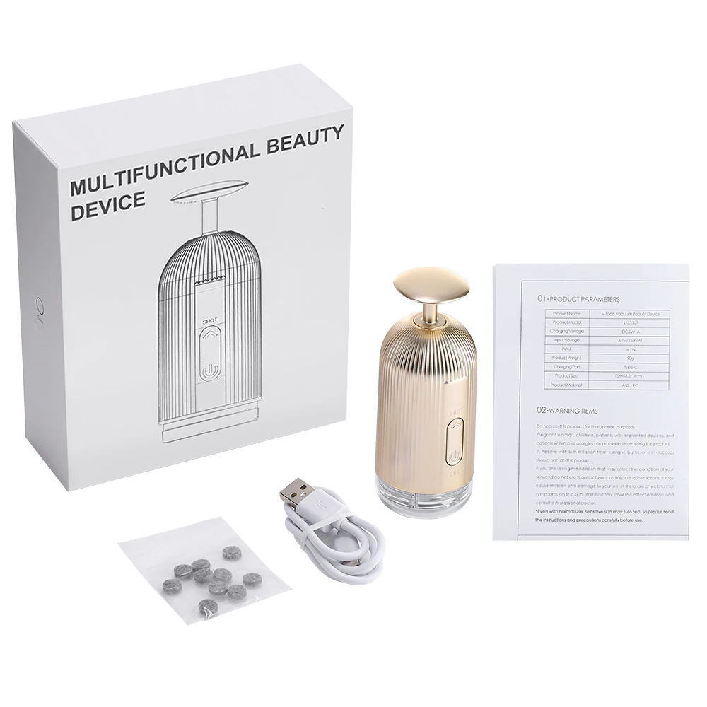 Masajeador Facial Adelgazante Con Microcorriente Y Luz Led De Cuatro Colores, Instrumento De Belleza Facial Lifting Ems