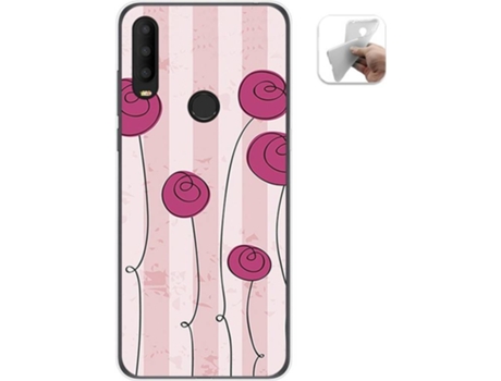 Carcasa Alcatel 3X 2020 TUMUNDOSMARTPHONE Flores Vintage Multicolor