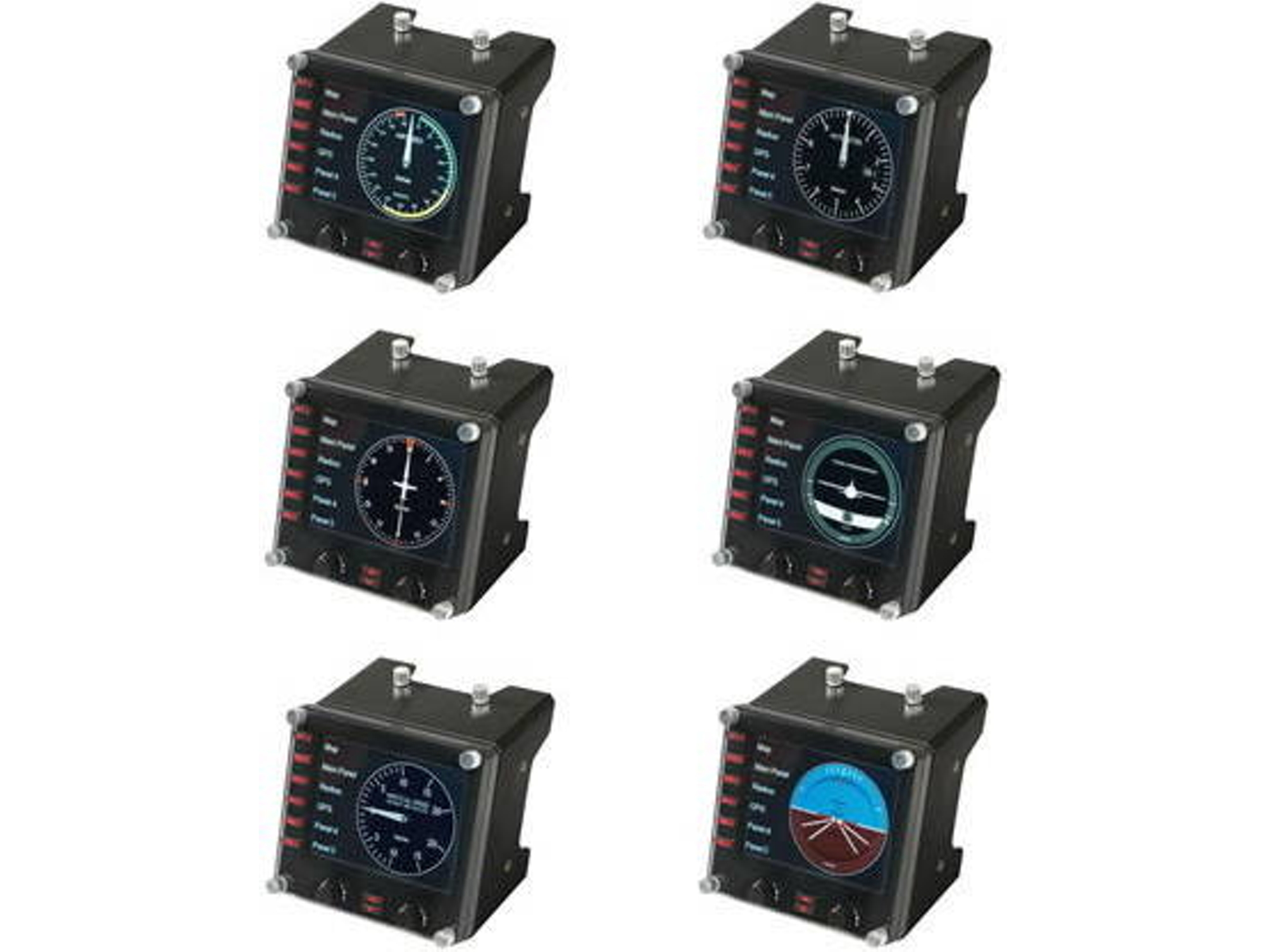 Simulador de vuelo LOGITECH Pro Flight Instrument Panel Negro