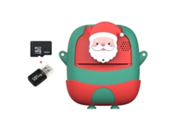 Cámara instantánea Eifson con pantalla de 2.0 pulgadas y tarjeta de memoria de 32 GB (roja)