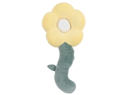 Dan26-almohada Decorativa De Flor De Dibujos Animados 25.59in Desmontable Suave Relleno Para Dormitorio Sala Amarilla