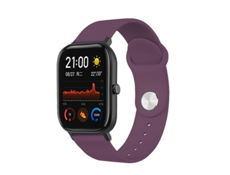 Correa de reloj de silicona Huami Amazfit GTS de 22 mm (púrpura)