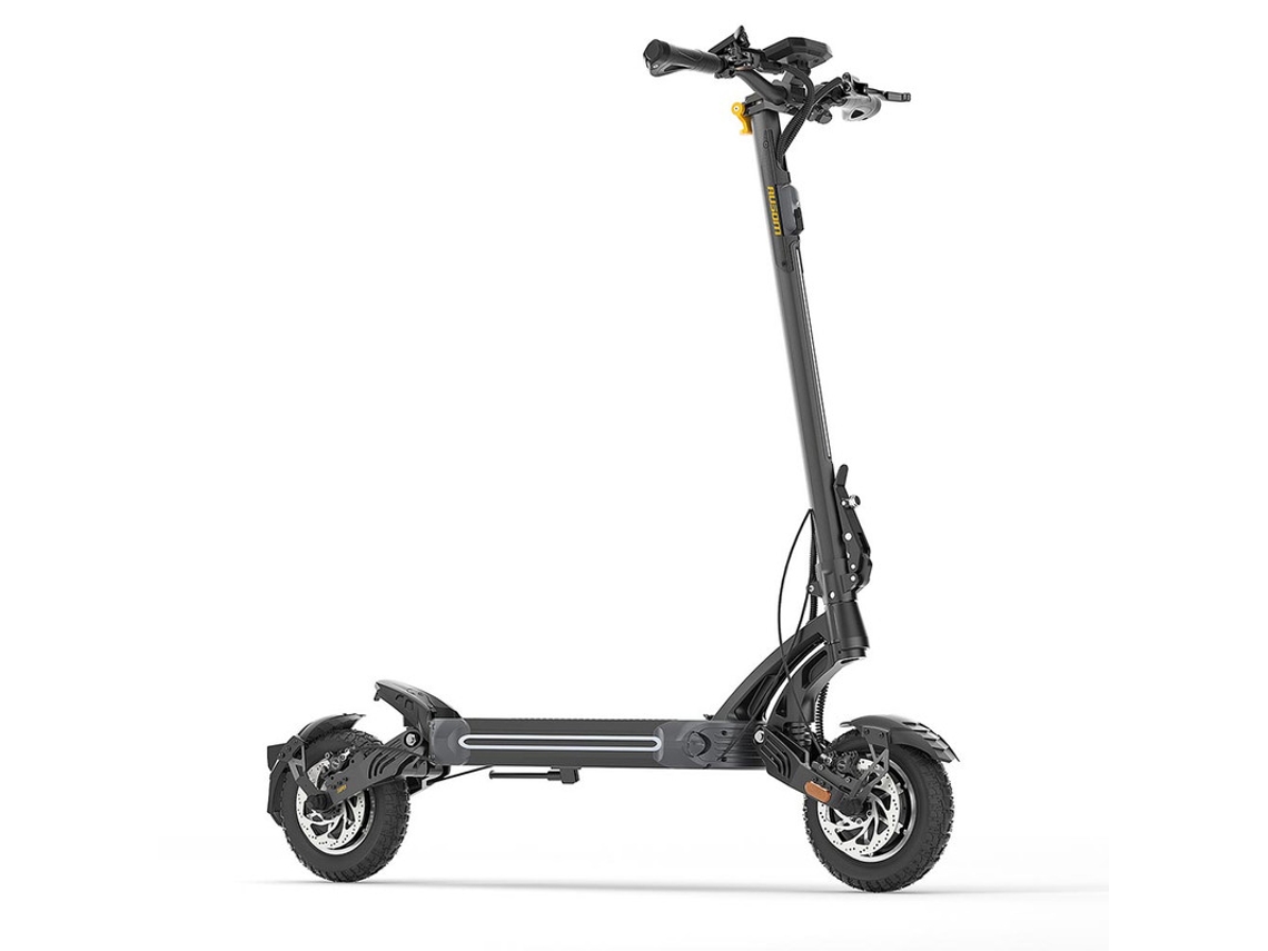 Patinete eléctrico Ausom Sr1 1000wx2 52v 65 km/h con suspensión de brazo oscilante con bloqueo NFC y frenos de disco hidráulicos delanteros y traseros con ABS