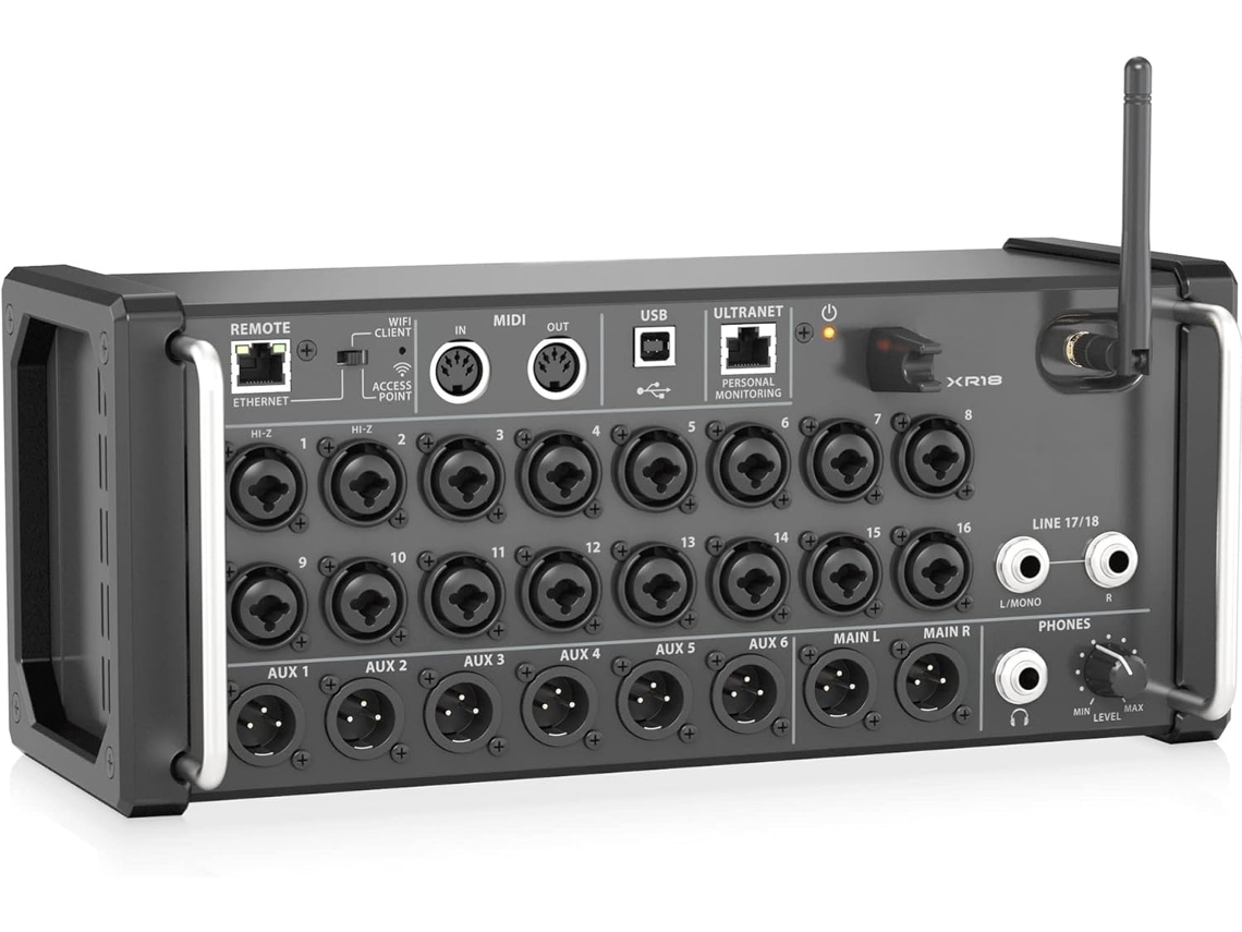 Mezclador De Audio Para Dj Xr16/xr18/mr18 De 16/18 Canales, Consola De Mezcla Digital Profesional Para Estudio