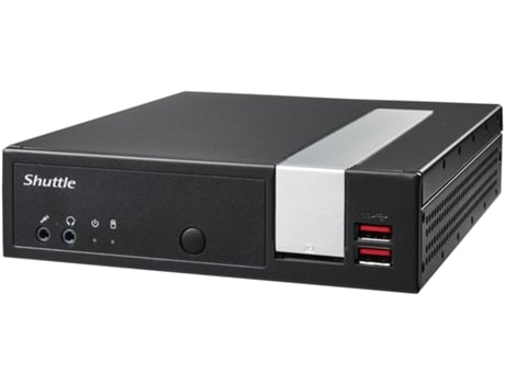 Mini PC SHUTTLE Xpс Slim Dl20N6V2 Barebone Pc de 1,35L Negro Intel Soc Bga 1090 N6005 2 Ghz