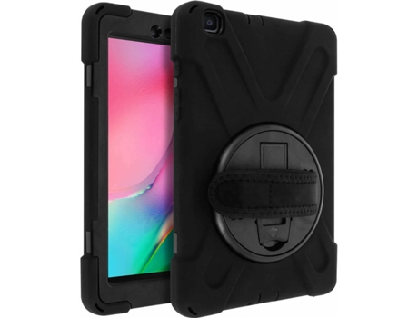 Carcasa con Soporte Samsung Galaxy Tab A 8.0 2019 AVIZAR BACK-XSHAPE-T290 Negro