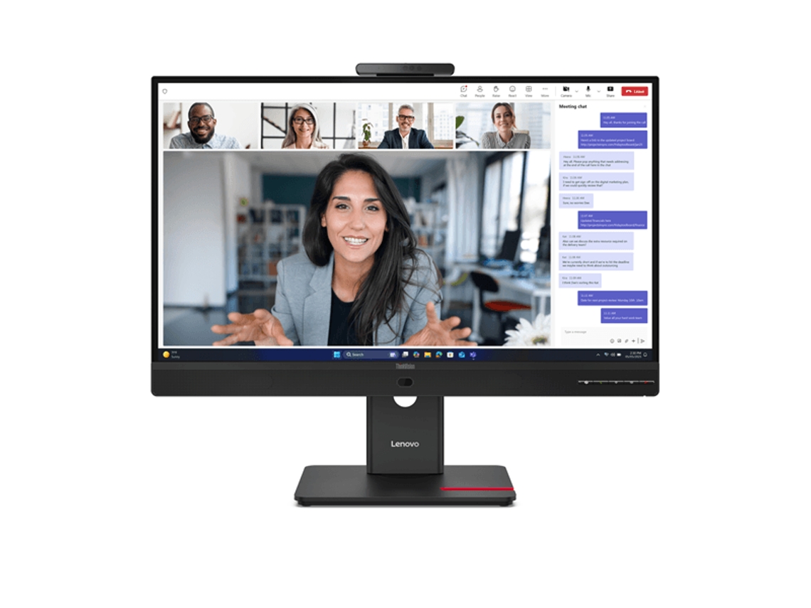 Monitor Lenovo 64b6mat1eu (negro - 4k Ultra Hd - 23,8" - Lcd - Enchufe Eu - 6 Ms)