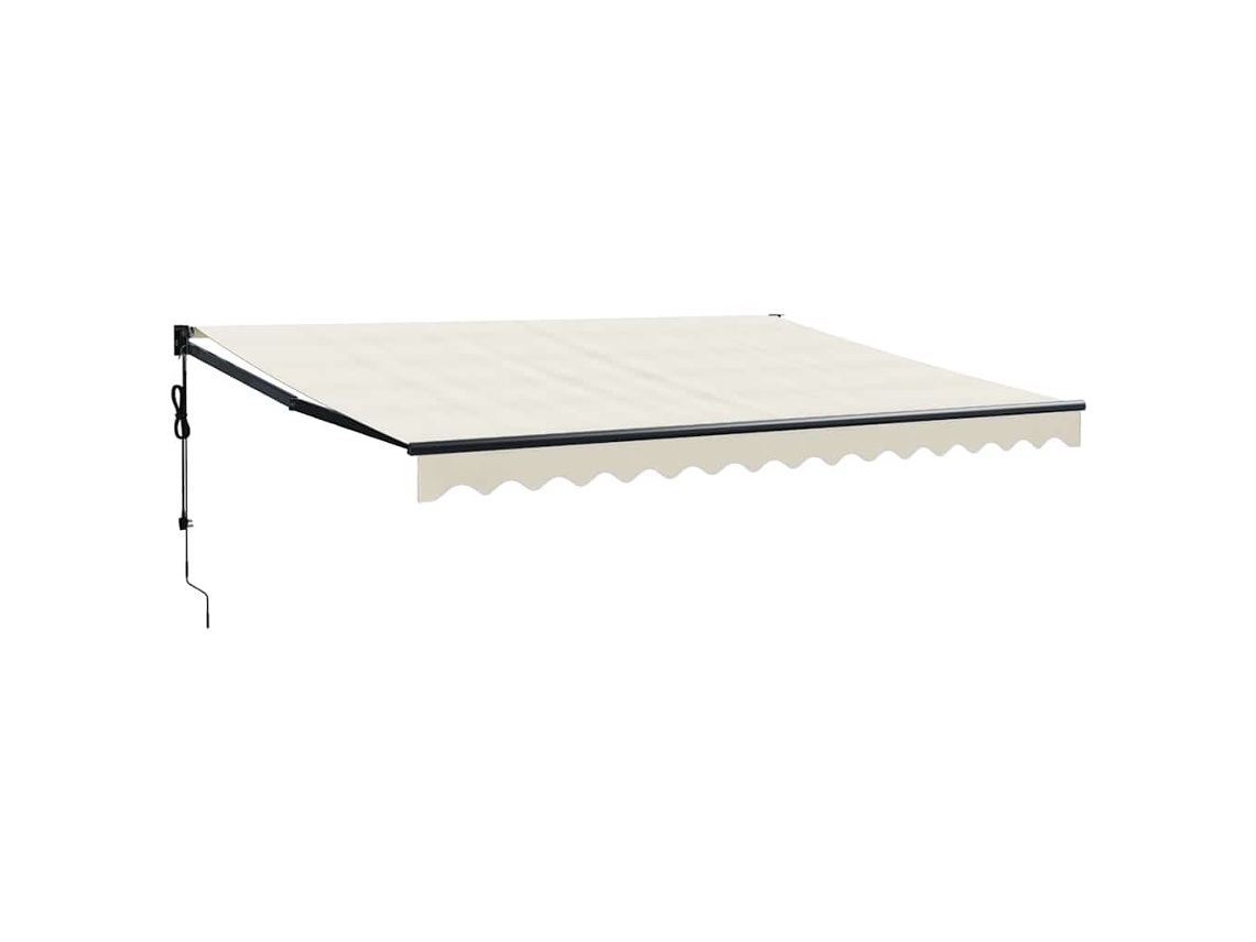 Maison Exclusive - Toldo Retráctil Automático Color Crema 4x3 M