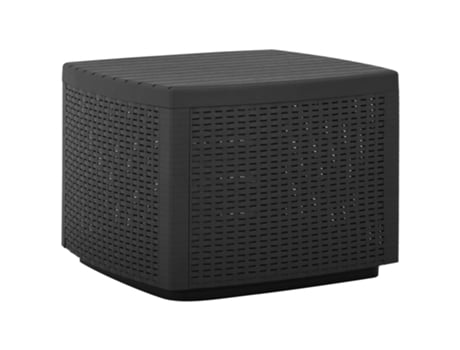 Mesa de jardín VIDAXL Gris Plástico (53x53x40 cm)