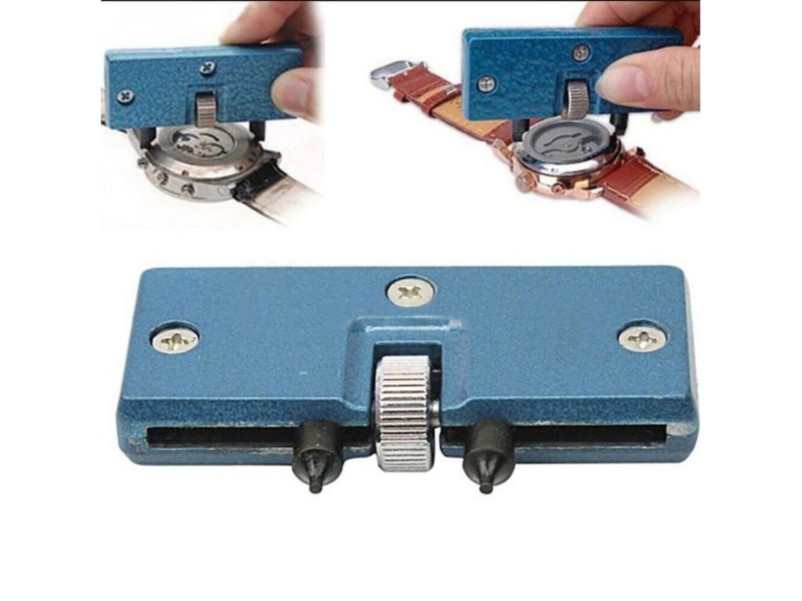 Kit De Herramientas Para Abrir Cajas De Relojes, Herramienta De Reparación, Extractor De Baterías Ajustable Cjd