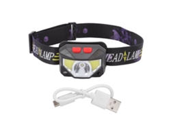 Linterna frontal LED para exteriores, mini, multifuncional, en ABS CHABERLU