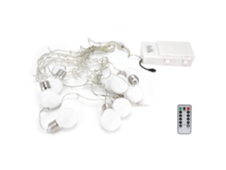 2026-luz De Veranda Exterior 60led Bombilla G50 Cadena De Luces Con Control Remoto 8 Modos Impermeable Ip45 Para Jardín Patio