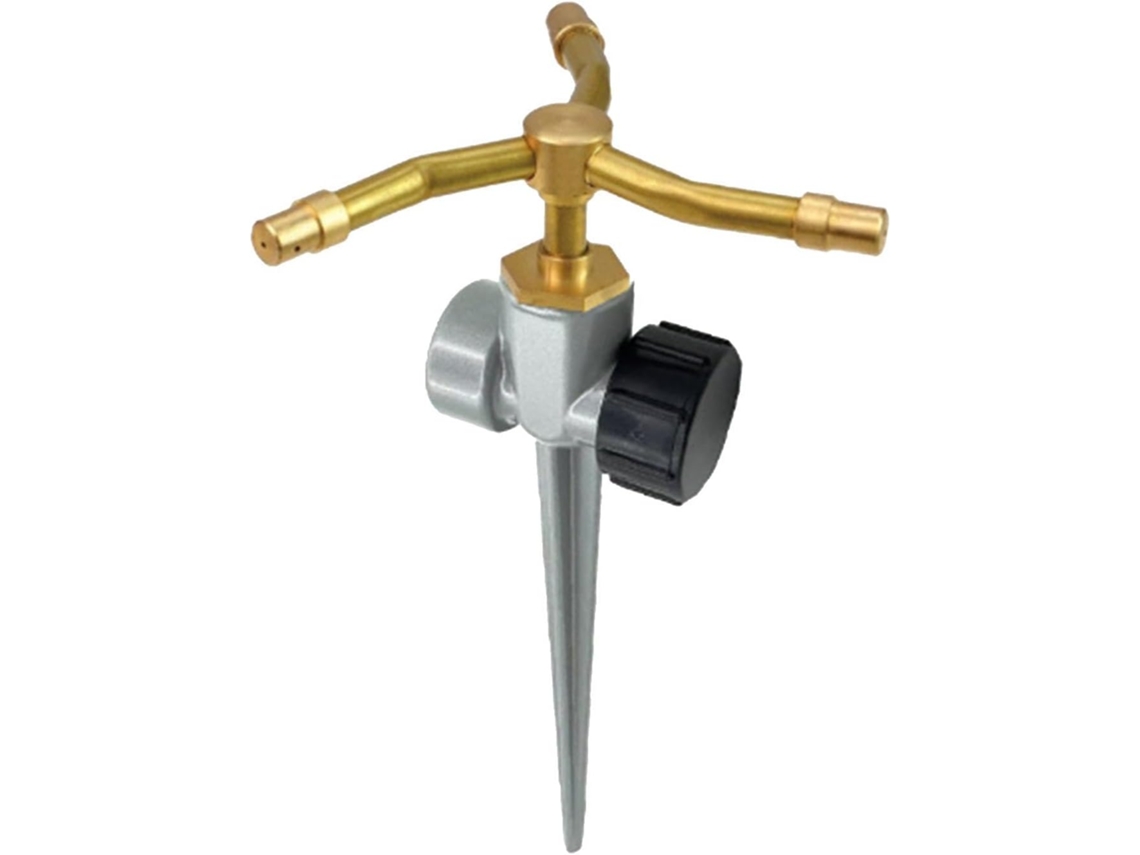 Aspersor De Césped Para Exteriores, Giratorio 360°, Con 3 Brazos, Para Regar Patios Y Jardines, Porches, Terrazas, Para