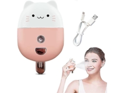 Vaporizador facial nano portátil de 40 ml con alarma de autodefensa de 120 dB para mujeres.