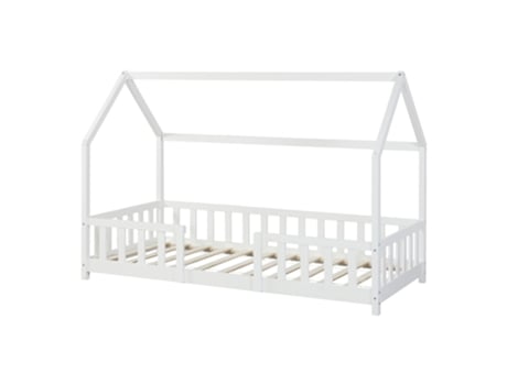 Estructura de Cama Infantil [EN.CASA] (Blanco - Madera - 90x200 cm)