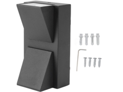Aplique De Pared Led Doble E Impermeable Para Uso Exterior.