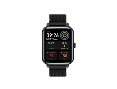 Smartwatch PROMATE Prowatch-M18 Monitor de Salud/Fitness Negro