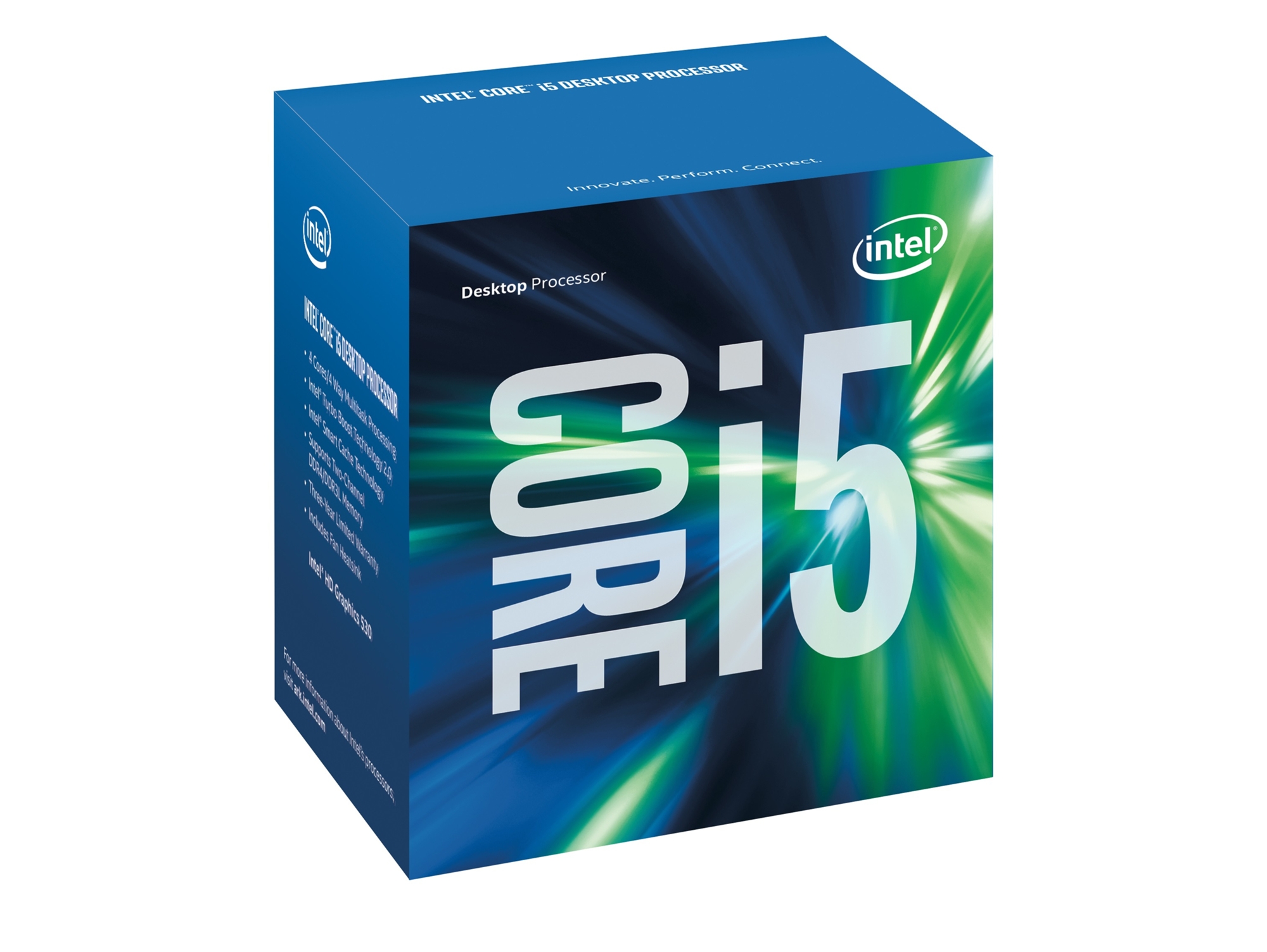 Procesador INTEL Core i5-6600 (Socket LGA1151 - Quad-Core - 3.3 GHz)