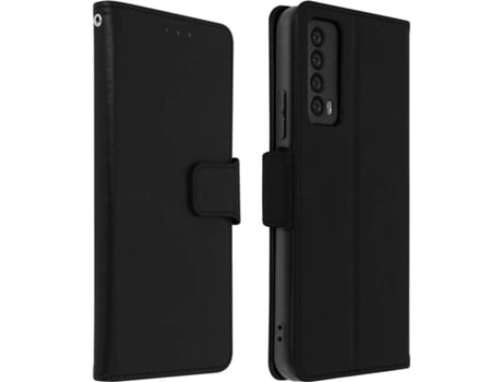 Funda Huawei P smart 2021 AVIZAR Cartera Vintage Negro