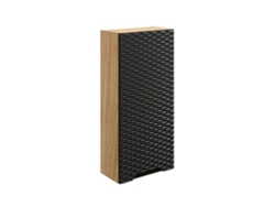 Armarios Laterales FURNLUX Ocean (Negro, Madera Contrachapada - 35X19X75 Cm)