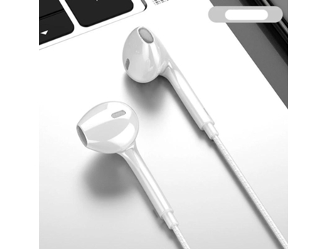 Auriculares con cable SLOWMOOSE (blanco)