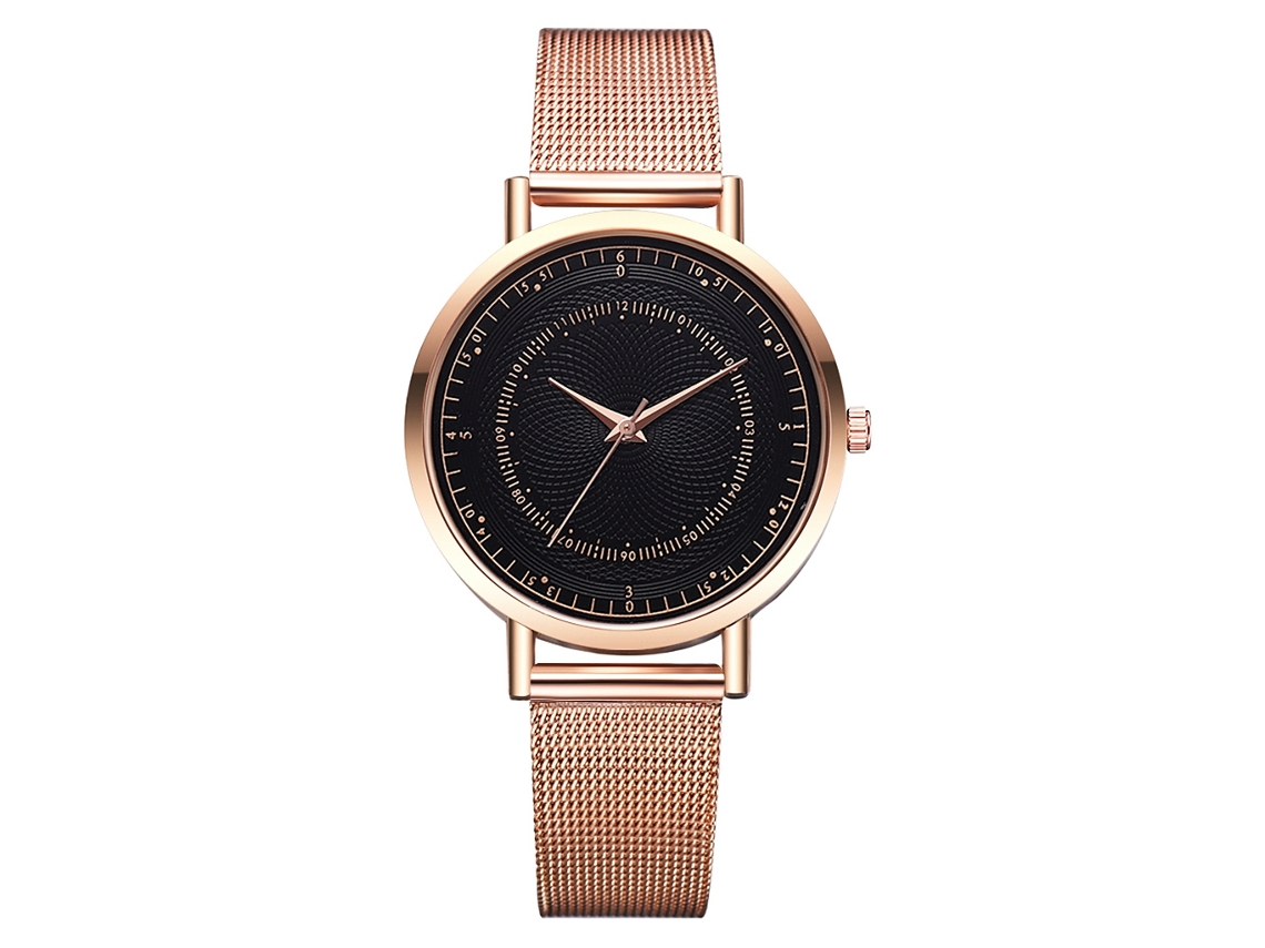 Reloj De Pulsera Para Hombre De Acero Simple Con Esfera De Moda Casual Cuarzo