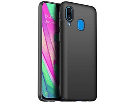 Carcasa Samsung Galaxy A40 G4M Rígida y Fina Negro
