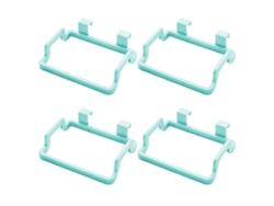 Soporte para bolsa de basura - Soporte para gabinete de cocina portátil, 4 piezas NEVEANCE