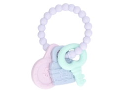 Pulsera De Silicona Para La Dentición De Bebés, Segura Y Multifuncional, Color Gris.