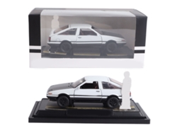 Modelo decorativo de coche de aleación simulado con base.