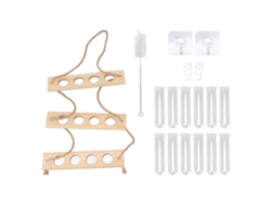 Terrario de pared de 3 niveles con propagación y soporte para plantas