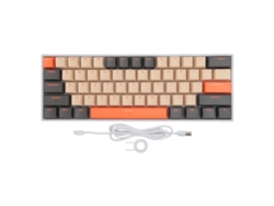 Teclado Mecánico De 61 Teclas, Retroiluminación Rgb, 3 Modos De Conexión Inalámbrica Bluetooth Para Juegos, Windows 7, 8, 10, 2000, Me, Xp, Vista