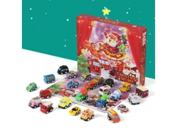 Coche De Juguete De Plástico Con Calendario De Cuenta Atrás Para Navidad*