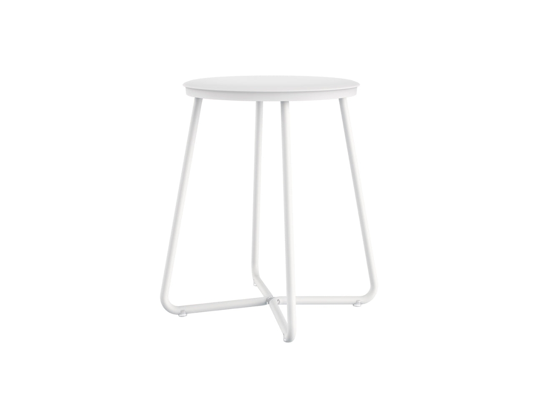 2776506 GEYSER Taburete Blanco Mate COSMIC