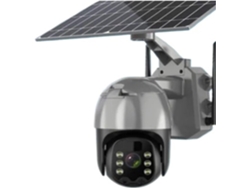 Cámara De Seguridad Doméstica Ptz Hd De 4 Mp Con Energía Solar Para Exteriores Y Almacenamiento En La Nube.