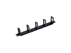Organizador de Cables PHASAK Pasacables para Rack 19 1U 5 Ganchos
