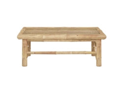 Mesa De Jardín | Mesa De Exterior De Bambú 65x65x30 Cm