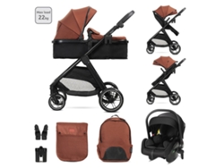 Carrito De Bebé Trio Convertible Aspen De Lorelli Hasta 22 Kg - Picante
