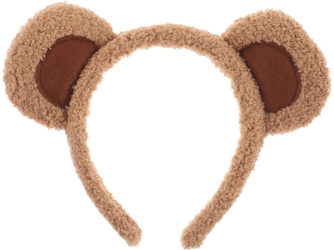 Tiara De Orelhas De Urso De Pelúcia - Acessório Macio Para Maquiagem, Festas Ou Fantasias.
