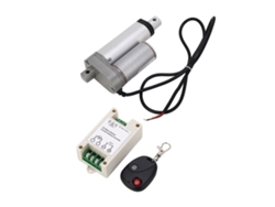 Actuador Linear Elétrico 50mm 750n Ip65 24v Alumínio Para Cadeira De Massagem Controle Remoto