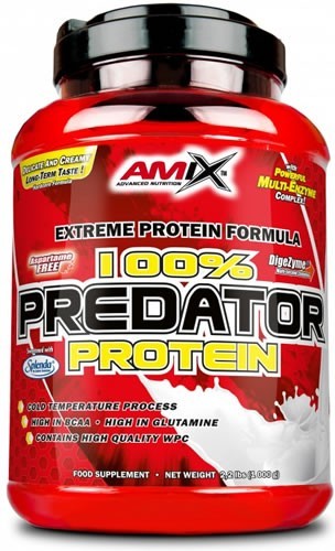 Proteína AMIX Predator Ayuda Al Crecimiento Muscular Ideal Para (1 Kg - Chocolate)