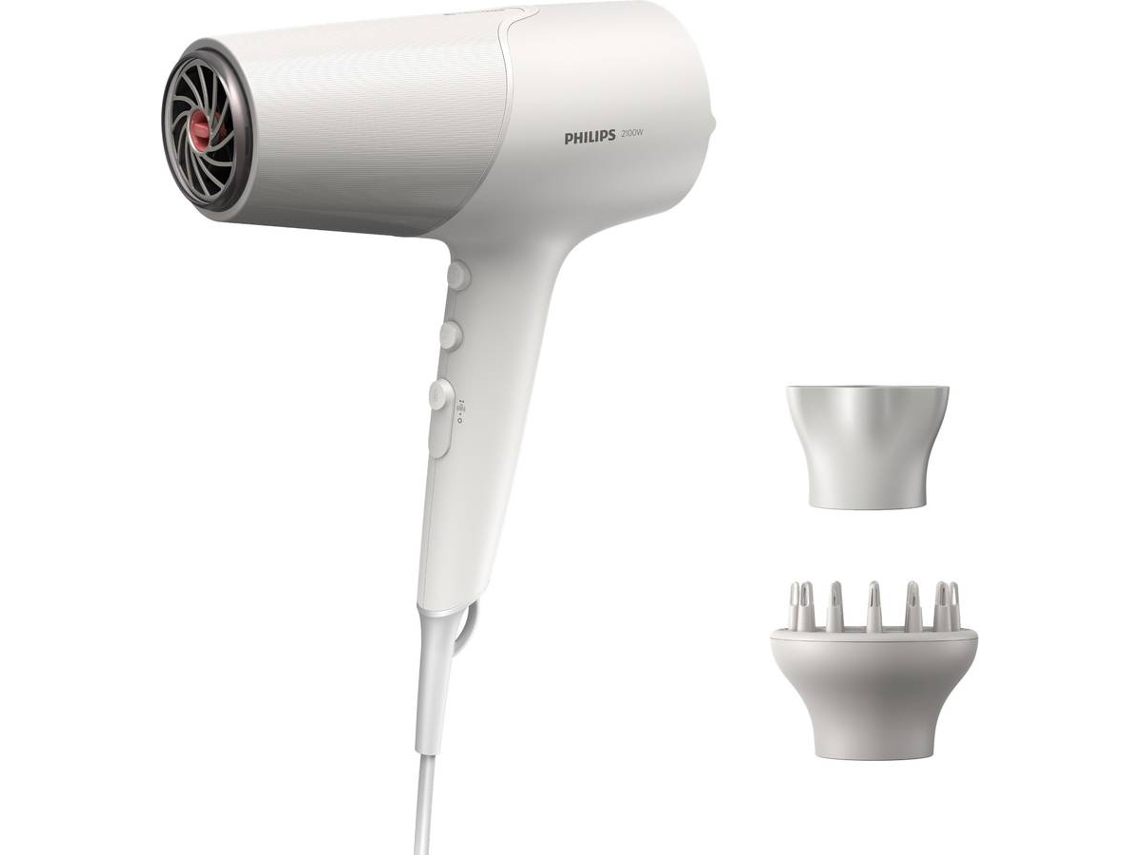 Secador de Pelo PHILIPS BHD501/20 (2100 W - 3 Niveles de temperatura ...