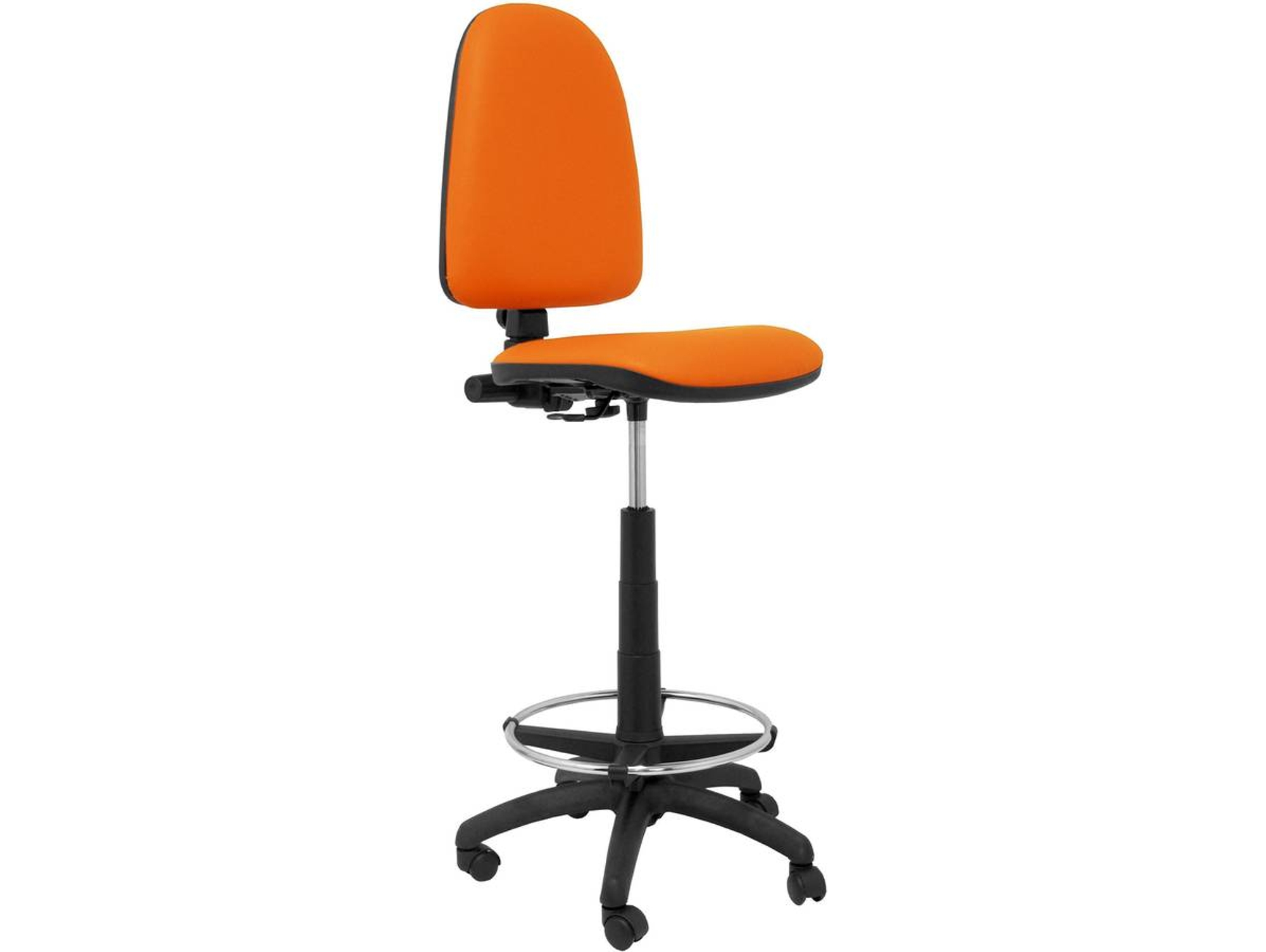 Silla de Escritorio Alta PIQUERAS Y CRESPO Ayna Naranja (Similpiel)